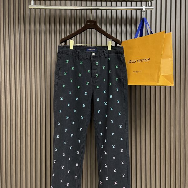 LOUIS VUITTON-INSPIRED 2025SS GRADIENT DENIM PANTS