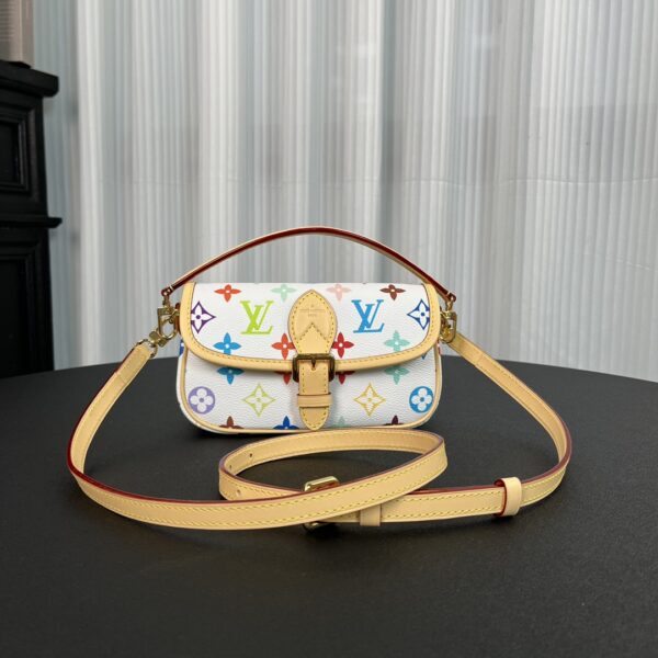 Louis Vuitton x Takashi Murakami 2025 Nano Diane Bag *(Limited Edition White Multicolor - Model M14194)*