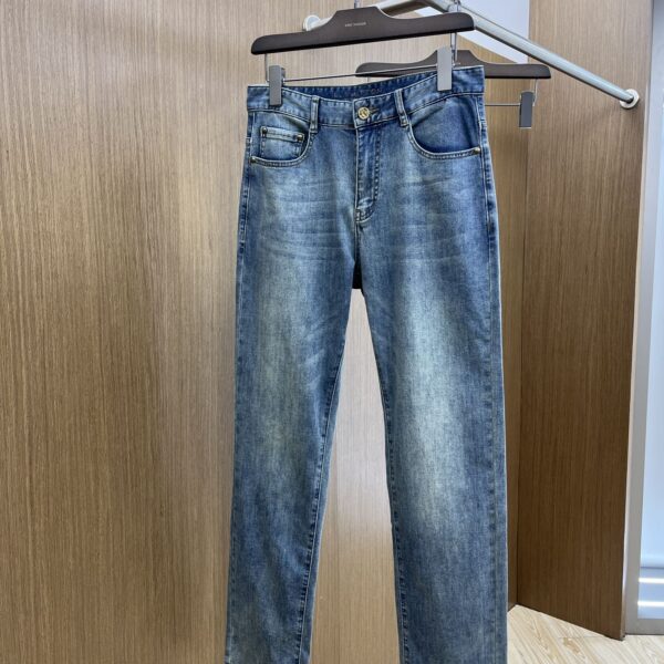 Louis Vuitton-Inspired 2025SS Premium Denim Jeans