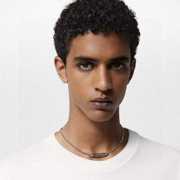 Louis Vuitton-Inspired ID Necklace