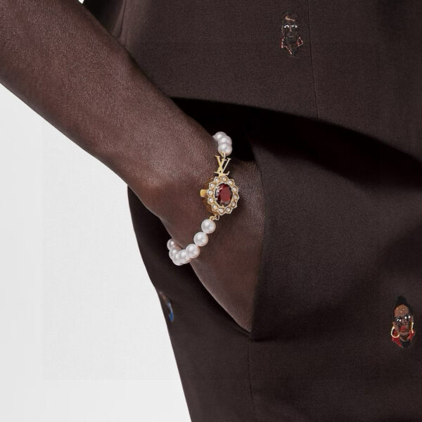 Louis Vuitton-Inspired Dynasty Pearl Bracelet