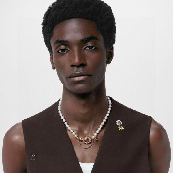Louis Vuitton-Inspired Dynasty Pearl Necklace
