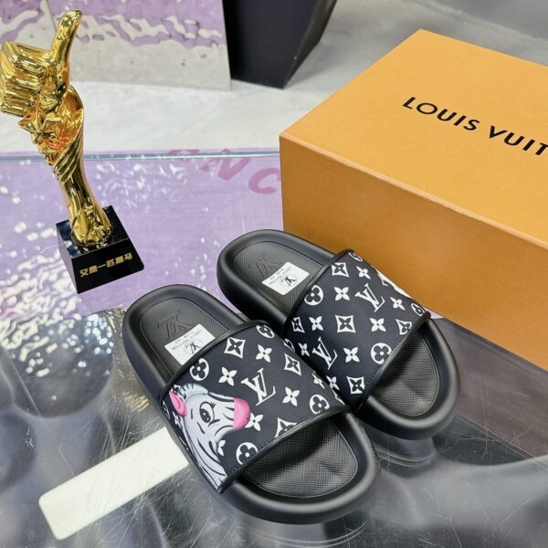 Louis Vuitton-Inspired Men's Summer Slides
