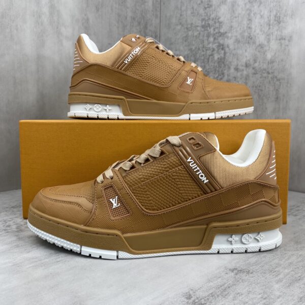 Louis Vuitton-Inspired LV Trainer Sneakers (2025 Premium Replica Edition)